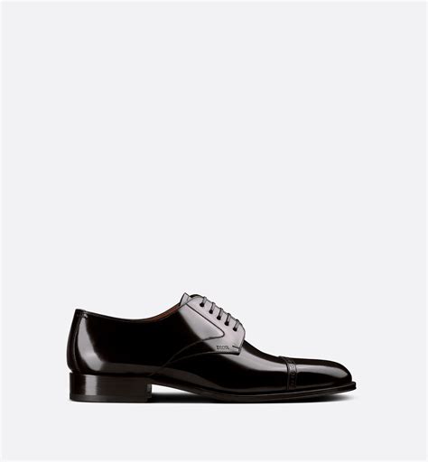 dior homme black leather derby shoes|Black calfskin derby shoes .